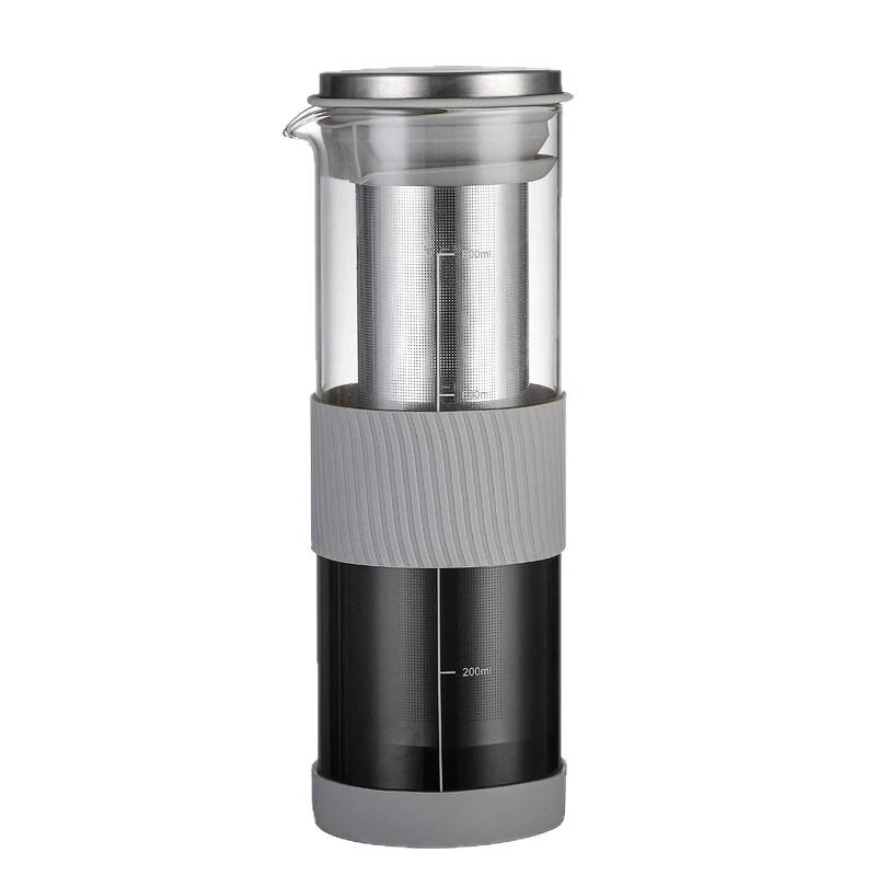 Kaltaufguss-Kaffeemaschine & Teekanne aus hohem Borosilikatglas