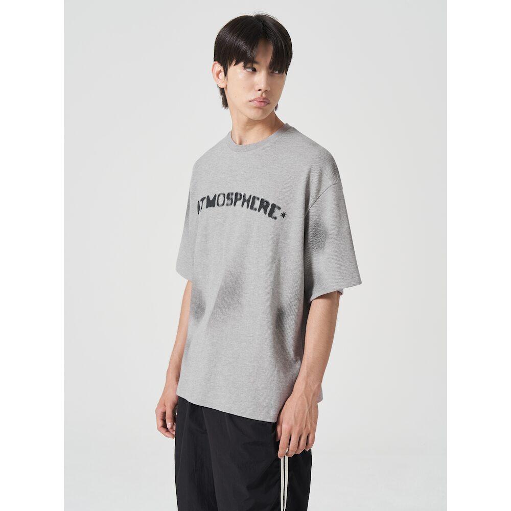 8Seconds Waffle Graphic Print Short Sleeve T-Shirt Gray Gray (Antique Silver)/M