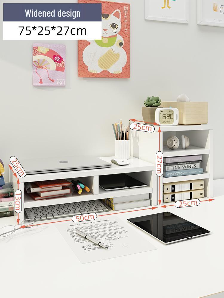 Wooden Laptop & Monitor Riser Stand for Desktops