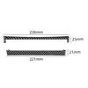 Fit For Highlander Carbon Fiber Interior Climate Control Frame Cover Trim