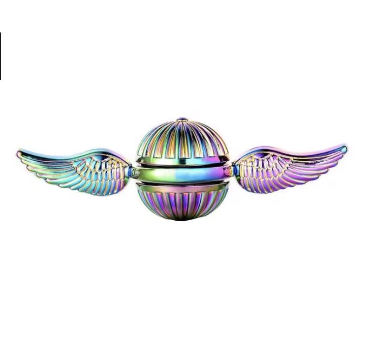 1pc Funny  Toys Metal Anti Stress Hand Spinner Toys Spinning Gyro Finger Rotation Gyroscope Toy for Kids Adult Gifts