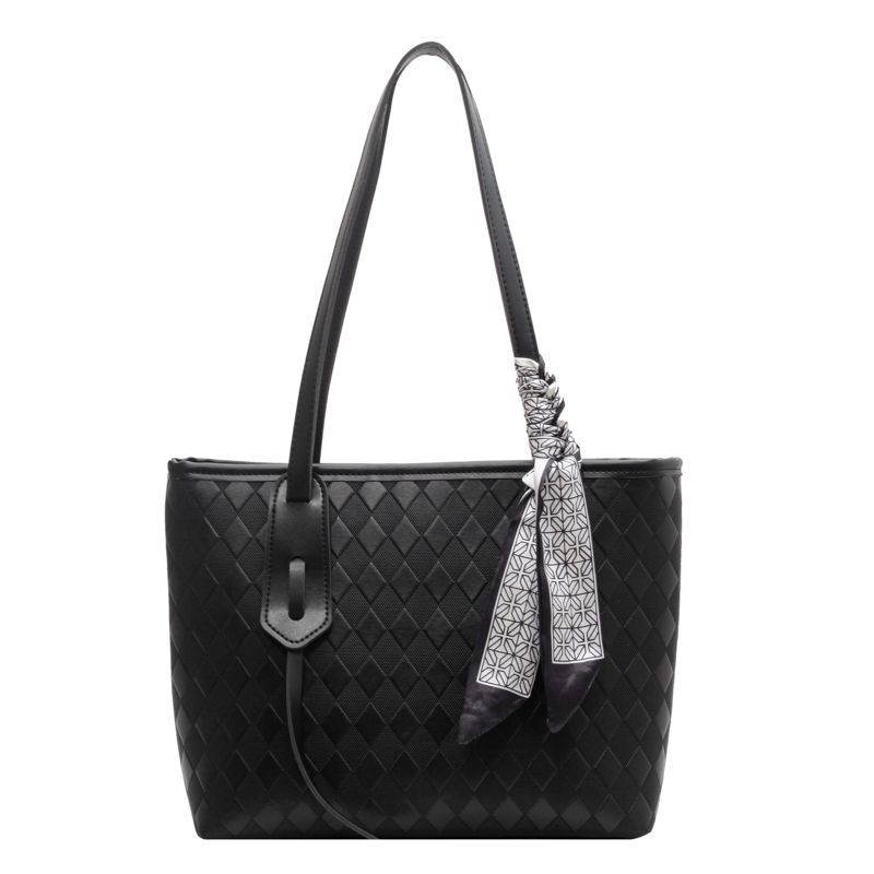 Internet Celebrity Fashion Big Bag Women's New Commuter Versatile High Sense Shoulder Bag Large Capacity Texture Tote Bag