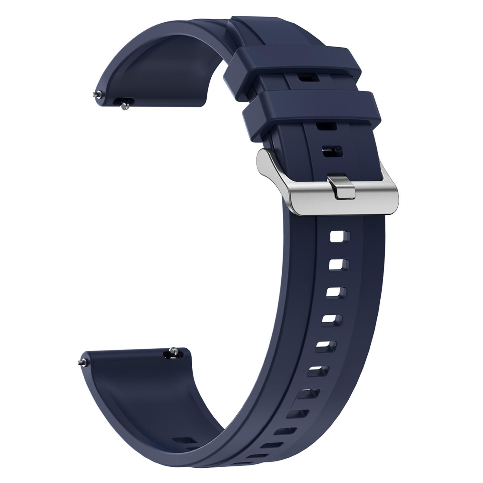 

Для Huawei Watch GT 5 46мм/Huawei Watch 4/4 Pro Сменный ремешок 22мм Однотонный силиконовый ремешок для часов Blue