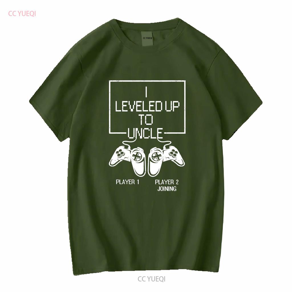 Onkel T-Shirt Neue Ankündigung Best Leveled Up Vintage Gewaschenes Oberteil Für Den Alltag Stilvoll Leicht Unisex Lässig