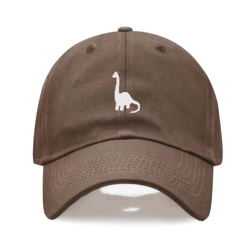 Unisex Soft Cotton Dad Hat Dinosaur Embroidery Baseball Cap For Women Men Adjustable Unisex Casual Sports Caps