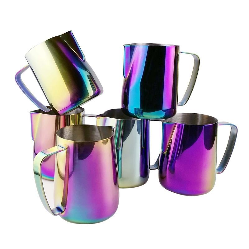 350ml/600ml Stainless Steel Milk Pitcher Milk Frothing Jug Milk Foamer Mugs Italian Latte Art Coffee Maker Jug