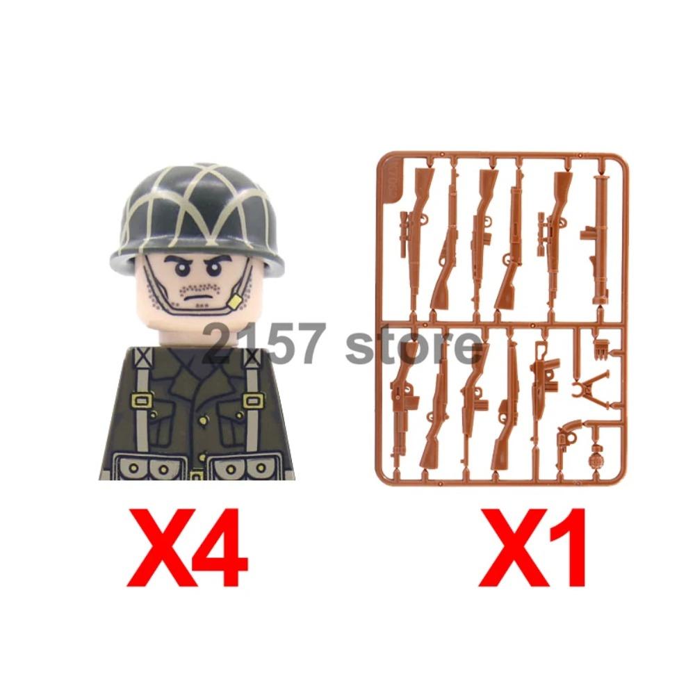 Military Soldier Figure Building Block Weapons Ranger Camouflage Vietnam War US Special Forces KSK Medical Bandit Thief Toy Gift