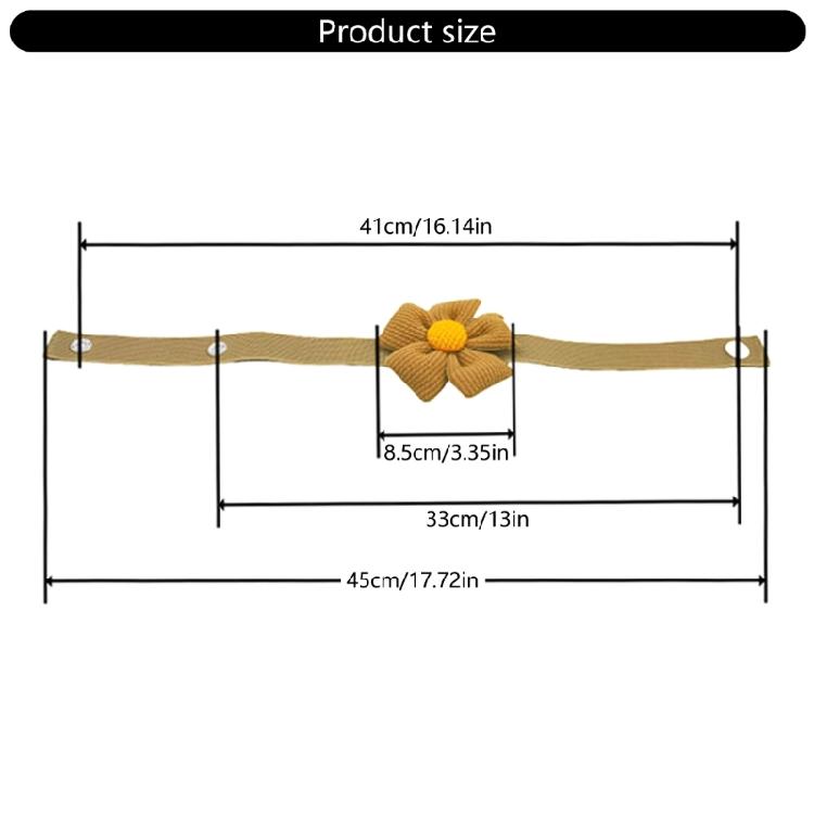 2Pcs Elastic Curtain Tiebacks Flower Accent Window Drapery Holdbacks Ties for Bedrooms and Stylish Home Office Decors