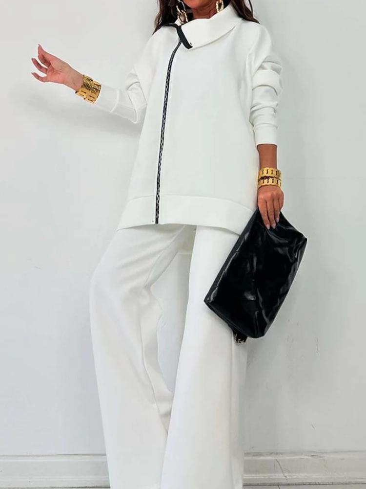 

Женский повседневный спортивный костюм на молнии, комплект, свободный крой, брюки с широкими штанинами, наряд, зеленый, коричневый, синий, черный, белый 5XL коричневый