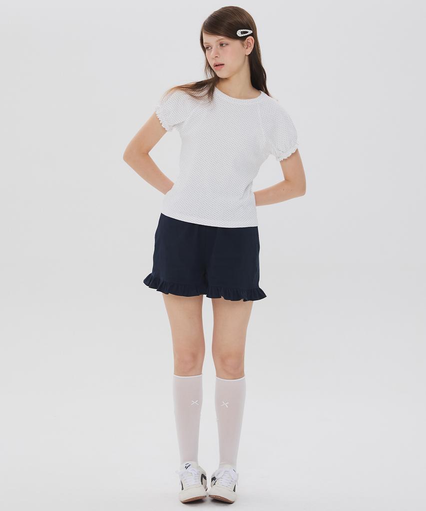 Nyuluki Balloon Sleeve T-Shirt_Ivory