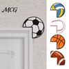 Basketball Door Frame Sticker Sticker, Sports Corner Protector, Football Baseball Rugby Self-Adhesive Themed Protector Sign for Fans Boys Rooms