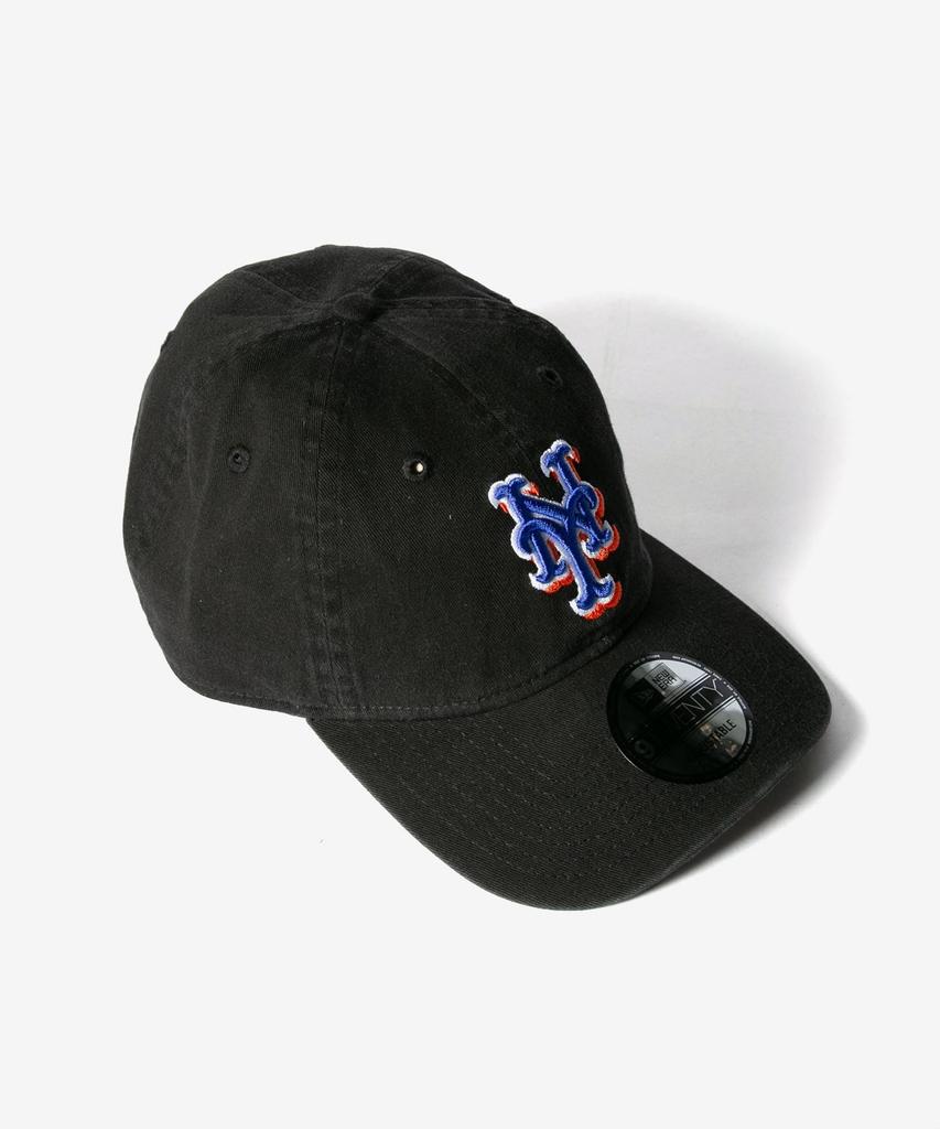 NEW ERA 9TWENTY New York Mets MLB Core Classic Black Blue Cap, 60235230, & [Used]