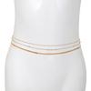 Versatile Multi Layer Snake Chain Waist Accessory Stylish Women's Belly Chain for Parties Casual Wear Body Jewelry