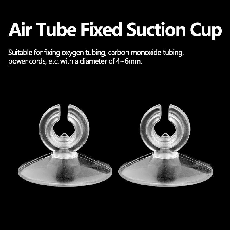 5pcs Aquarium Sucker Suction Cup For 4mm Air Line Pipe Tube Wire Holder Used Sucker For Glass Surface fish supples