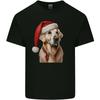 Christmas Golden Retriever Xmas Hat Dog Unisexs Light Cotton TShirt