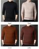 Men's Winter Velvet Pullover Sweater - Anti-Cold, Thick, Half-High Collar, Luxurious, Warm to -15°C