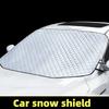 Car Front Windshield Cover Snow and Frost Protection Car Front Windshield Cover Winter Antifreeze Artifact Car Clothing