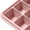 Square Silicone Ice Cubes Tray Mold 15-Grid With Lid Easy Release Food Grade Freezer Ice Molds Frozens Whiskey Ice Cubes Tray