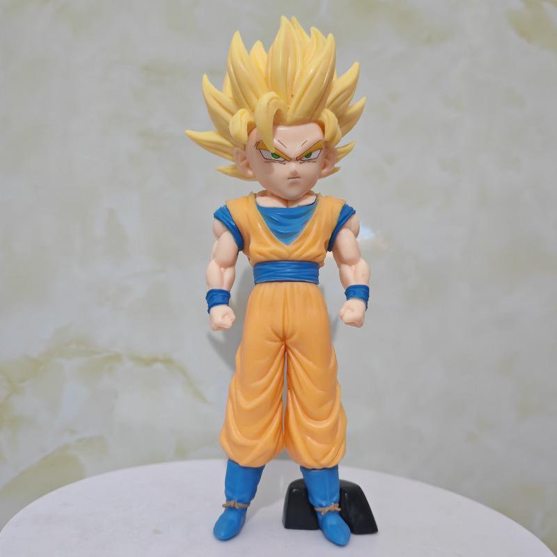 Animation Dragon Ball Peripheral Super Two Wukong Figure Super Four Wukong Model Super Saiyan Desktop Ornament Doll