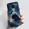 Coque Mignonne Pour Nokia 6.2 / Nokia 7.2 Fundas Capa Coque Imprimée Coque de Protection Silicone Souple Dessin Animé Coque Noire