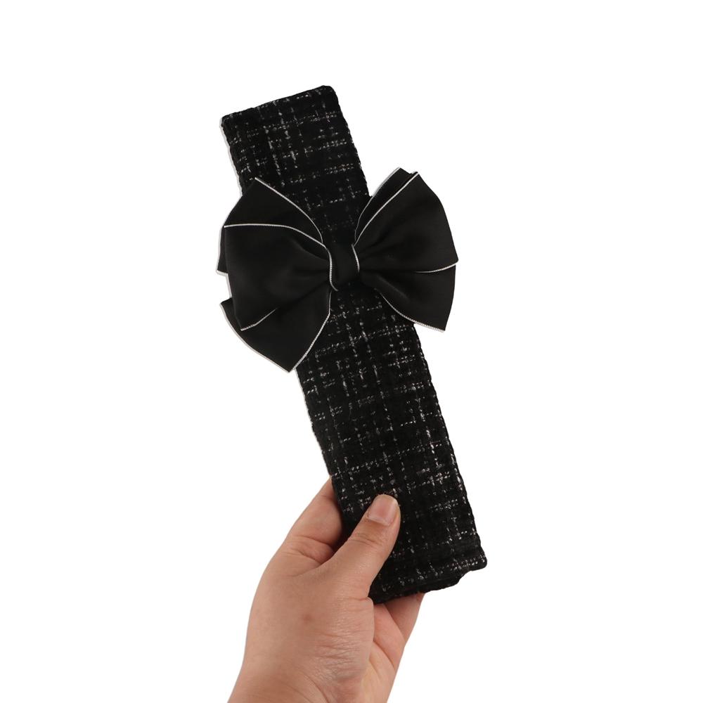 

Wear-resistant Seat Belt Shoulder Pad With Bowknot Seat Belt Protector Protect The Shoulders Beige Shoulder Cover