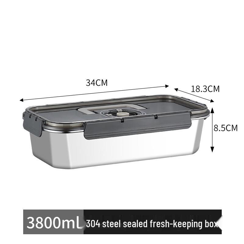Portable 304 Stainless Steel Bento Lunch Box with Handle