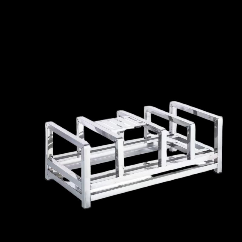 Stainless Steel Cutting Board & Knife Storage Rack
