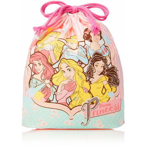 Skater Children's Lunch Drawstring Bag with Gusset, 20x20cm, Princess 18, Disney, KB64C
