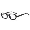 New Black Square Retro Sunglasses Branded Designer Concave Irregular Thick Frame Men Women Fashion Sun Glasses Uv400
