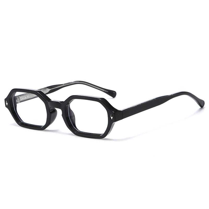 New Black Square Retro Sunglasses Branded Designer Concave Irregular Thick Frame Men Women Fashion Sun Glasses Uv400