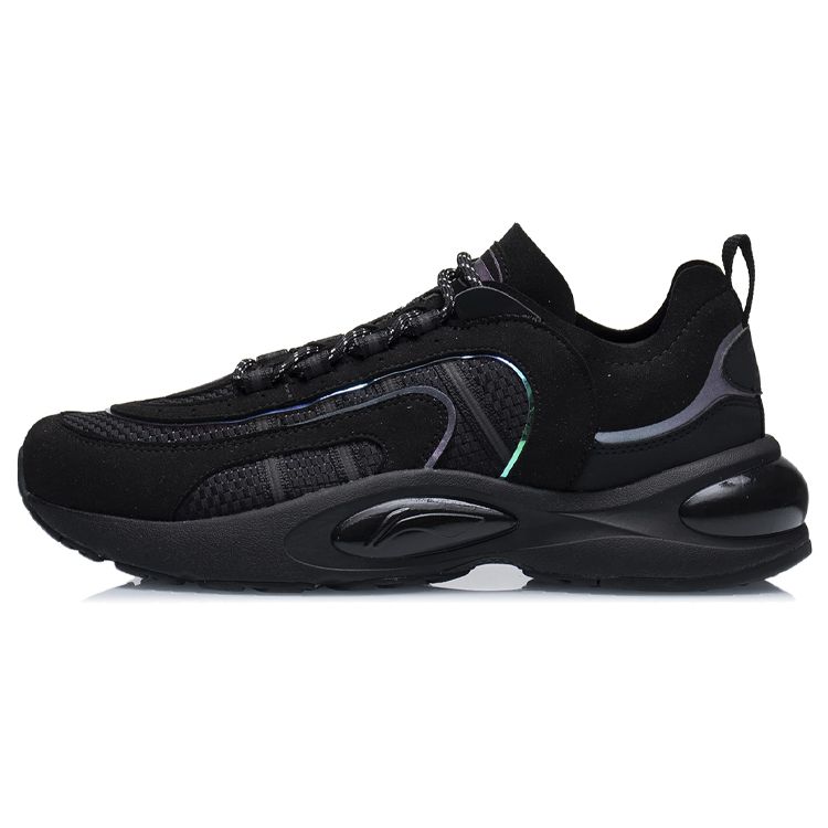 Li Ning V8 Shock Absorbing Durable Low Top Running Shoes Men sneaker Black ARHQ145-8