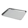 Disponibile in diverse misure Vassoio per Barbecue Vassoio a Fondo Piatto Vassoio in Acciaio Inossidabile
