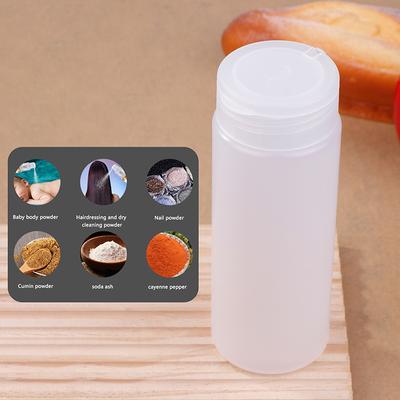 1Pcs 400G Flip Cover Talcum Powder Bottle Refillable Cosmetic Powder Dispenser Plastic Powder Container Empty Pots Bottles