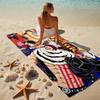 Custom Name Adventure Quest Stylish printed beach towel,a quick-drying, absorbent mat suitable for the beach, pool, gym, and travel fans gift