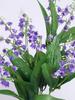 2 Pcs Artificial Plants Campanula Flowers Fake Plants Plastic Flower Artificial Grass for Home Garden Outdoor Desktop Decoration