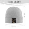 Warme Strickmütze mit Adler-Print Winter-Strickmütze Beanie Mütze Skullies Beanies Hip Hop Mützen für Unisex