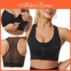 Zipper Sports Shockproof Bra Women Gather Underwear For Sporty Women Plus Size Bodybuilding Running Yoga Sports Bra Vest