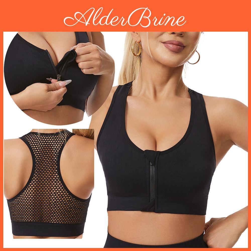 Zipper Sports Shockproof Bra Women Gather Underwear For Sporty Women Plus Size Bodybuilding Running Yoga Sports Bra Vest