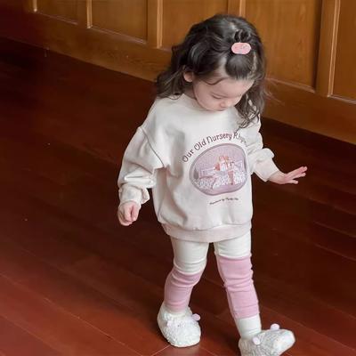 Baby Girl Sweater Bottom Set Spring and Autumn Children's Clothing Children's Clothing Autumn Baby Clothes Girls' Sweater
