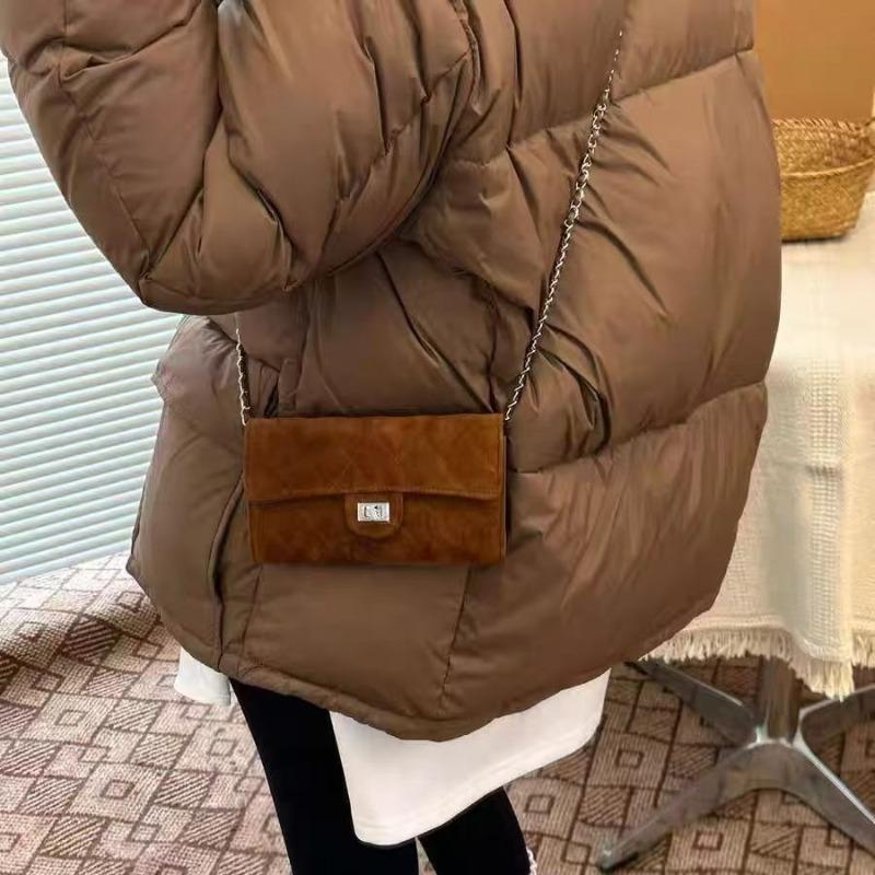 Niche semišová obálková dámská taška všestranná Maillardová do práce s diamantovým ramenním messenger bag