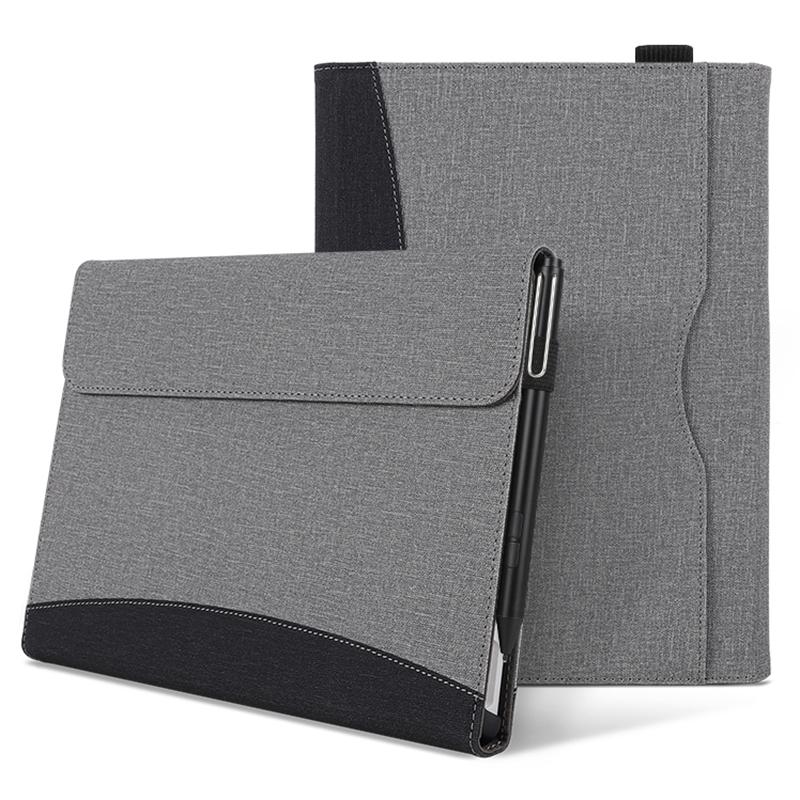 For Microsoft Surface Pro 10/9/8 Case Stand Wallet Function Laptop Leather Cover