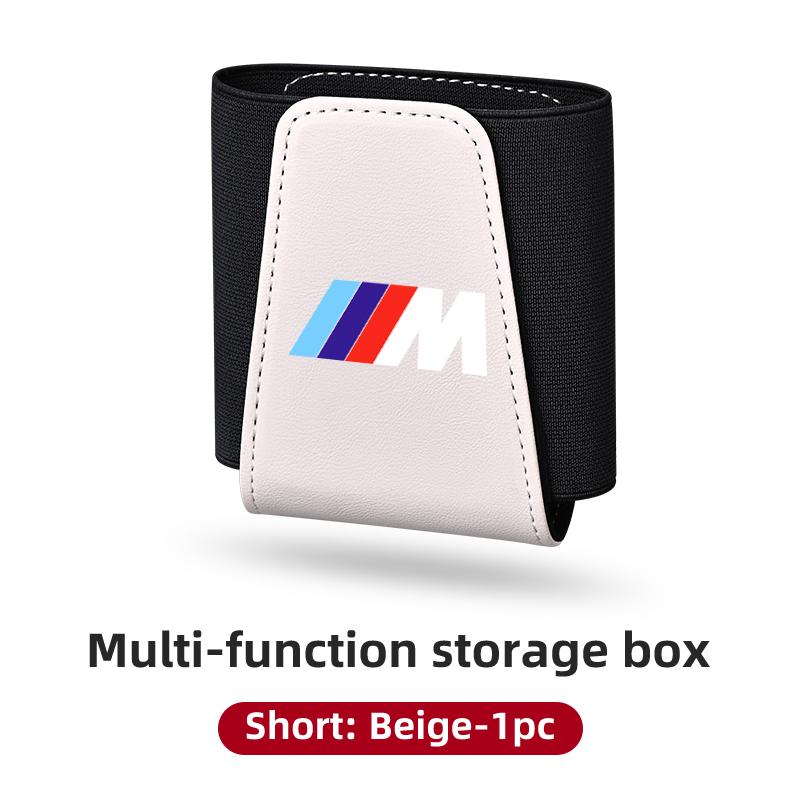 

2025 Hot Car Accessories Side Door Seat Back Organizer Box Leather Storage Bags For BMW E46 E90 E60 F10 E39 F30 E36 F20 E87 E90