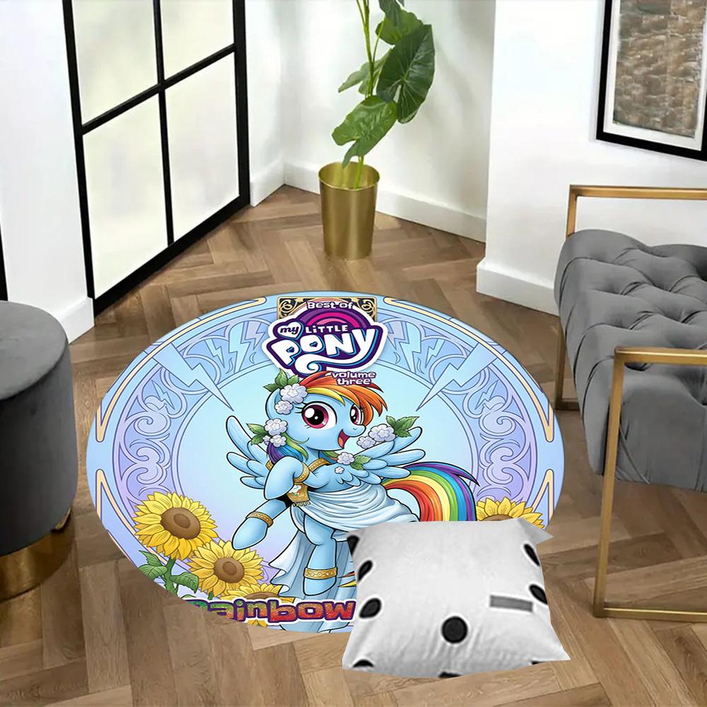 Little Pony Area Rug Suitable For Bedrooms Outdoor Playrooms Game Room Antislip Carpet Decorate Offices Spiritual Gift