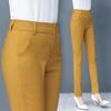 Women Ankle-length Trousers Casual Spring Office Formal Pantalon Slim Skinny High Waist Elastic Pencil Pants Plus Size