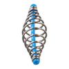 For Attracting Fish Spring Bait Feeder Bait Cage Blue
