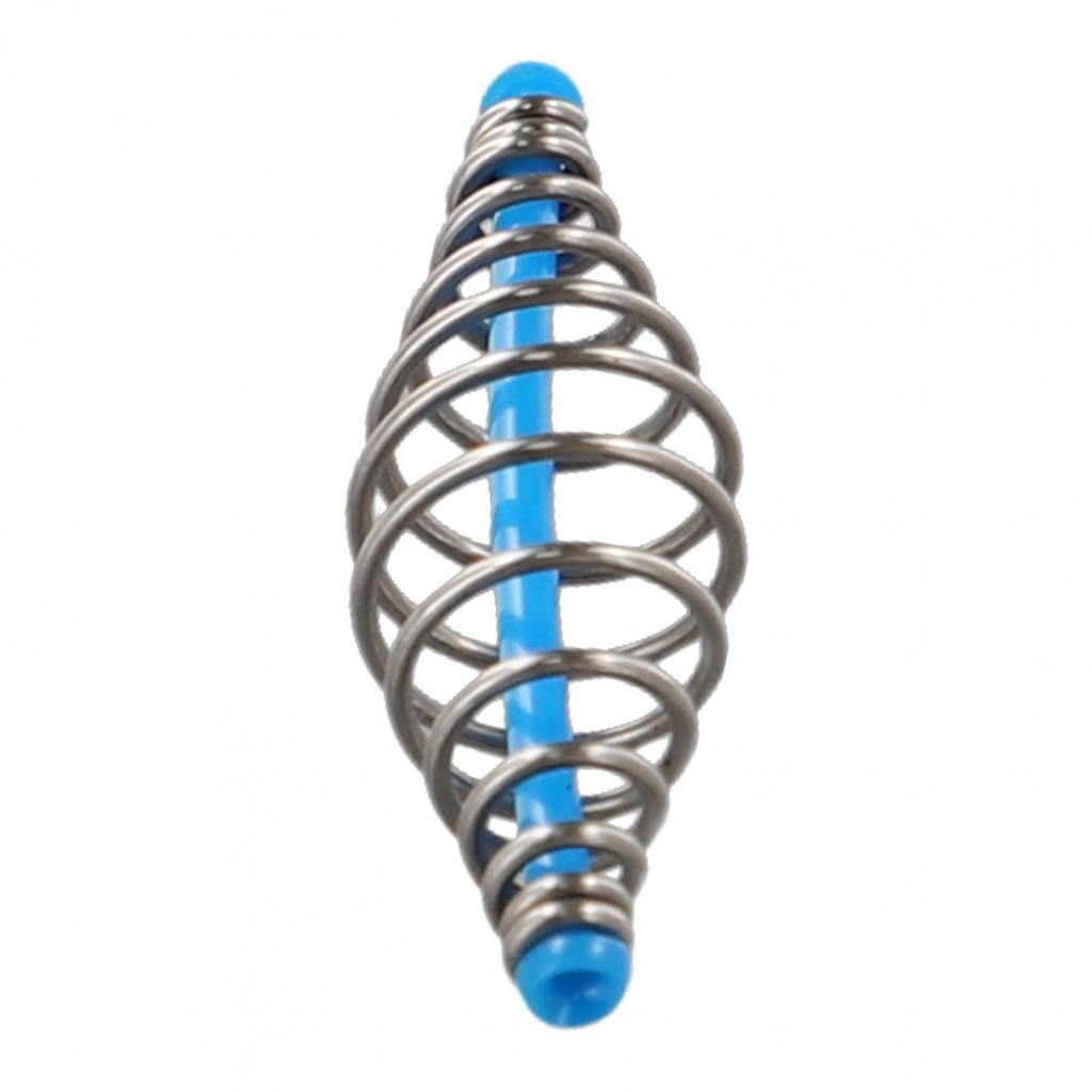 For Attracting Fish Spring Bait Feeder Bait Cage Blue