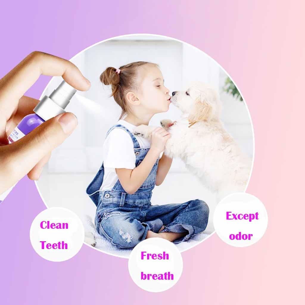 Pet Teeth Breath Cleaning Freshener Dog Cat  Spray Care Cleaner 120Ml