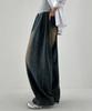 ORIGINALDAY Side Pintuck Blur Wash Wide Denim Pants_Yellowblack