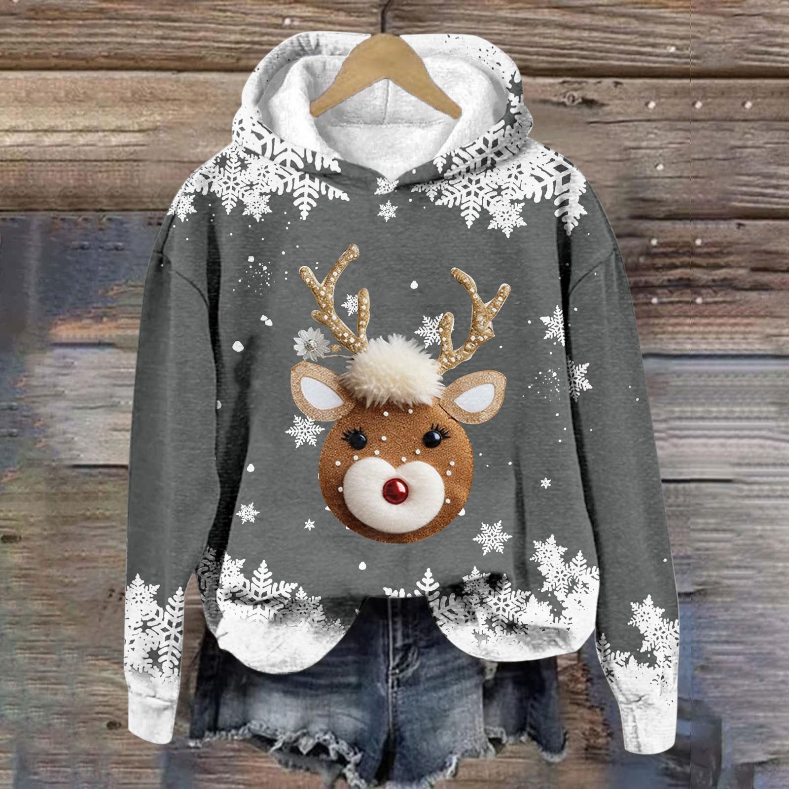 

Жіночі толстовки з довгими рукавами Світшоти Одяг Для дівчаток-підлітків Повсякденний светр Пуловер Модні щоденні універсальні повсякденні світшоти Топ M