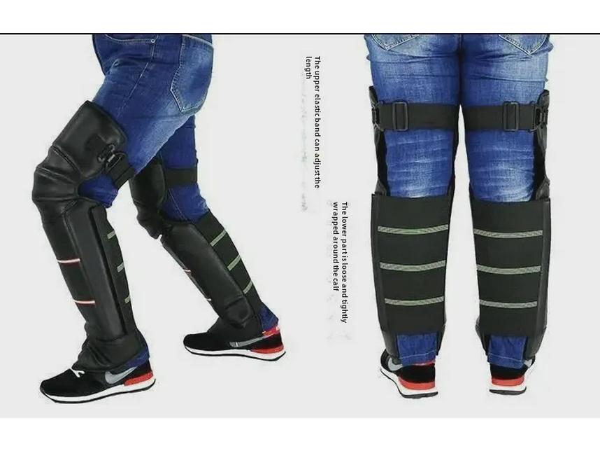 Thickened Windproof Winter Motorcycle & Electric Bike Knee Pads, Men & Women Leggings for Cold Weather Riding